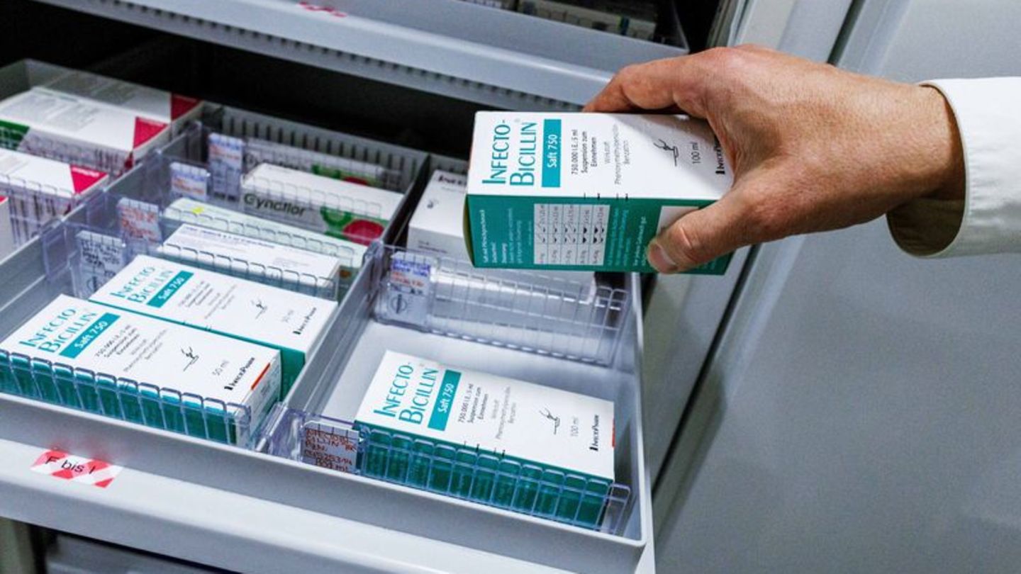 Viele Antibiotika basieren auf Penicillinen. (Illustration) Foto: Carsten Koall/dpa