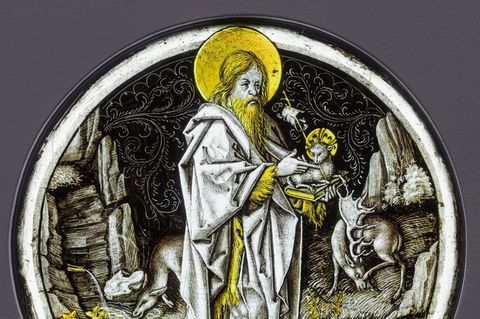 Johannes der Täufer zwischen Tieren