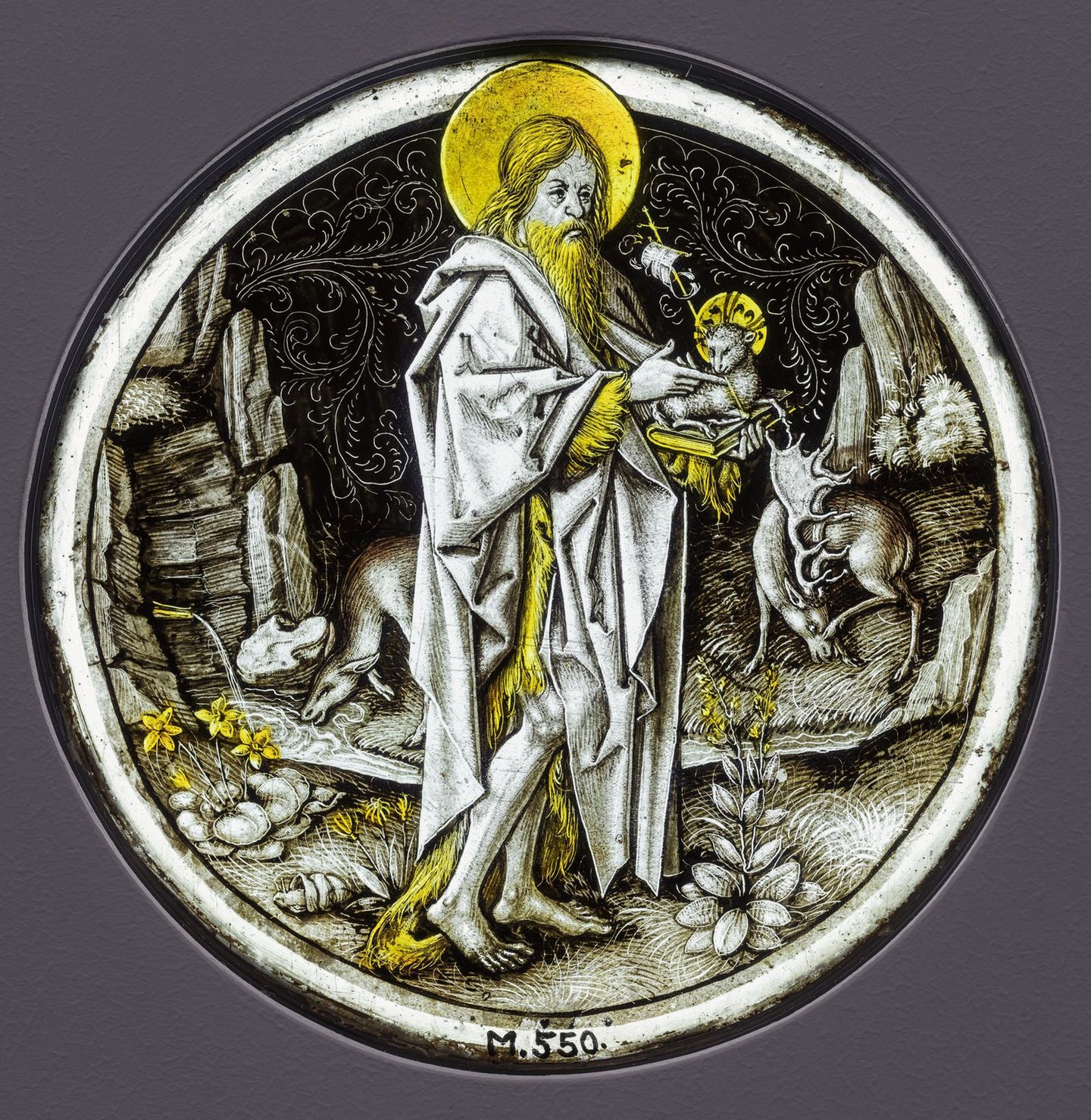 Johannes der Täufer zwischen Tieren