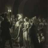 Das Gemälde von Anton Petter zeigt die Zusammenkunft Kaiser Maximilians I. mit seiner Braut Maria von Burgund in Gent