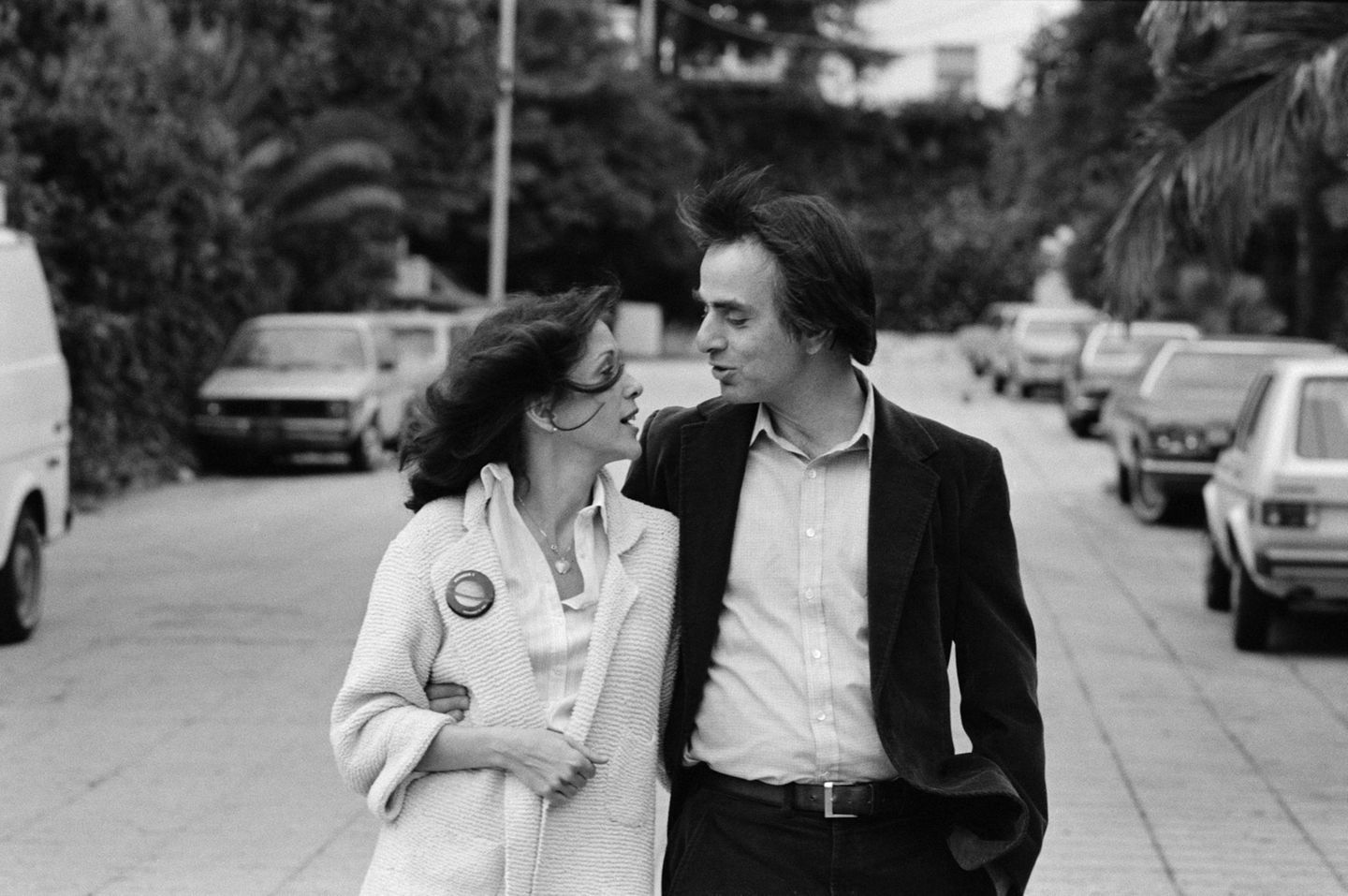 Carl Sagan und seine Frau Ann Druyan im Mai 1981 in den USA