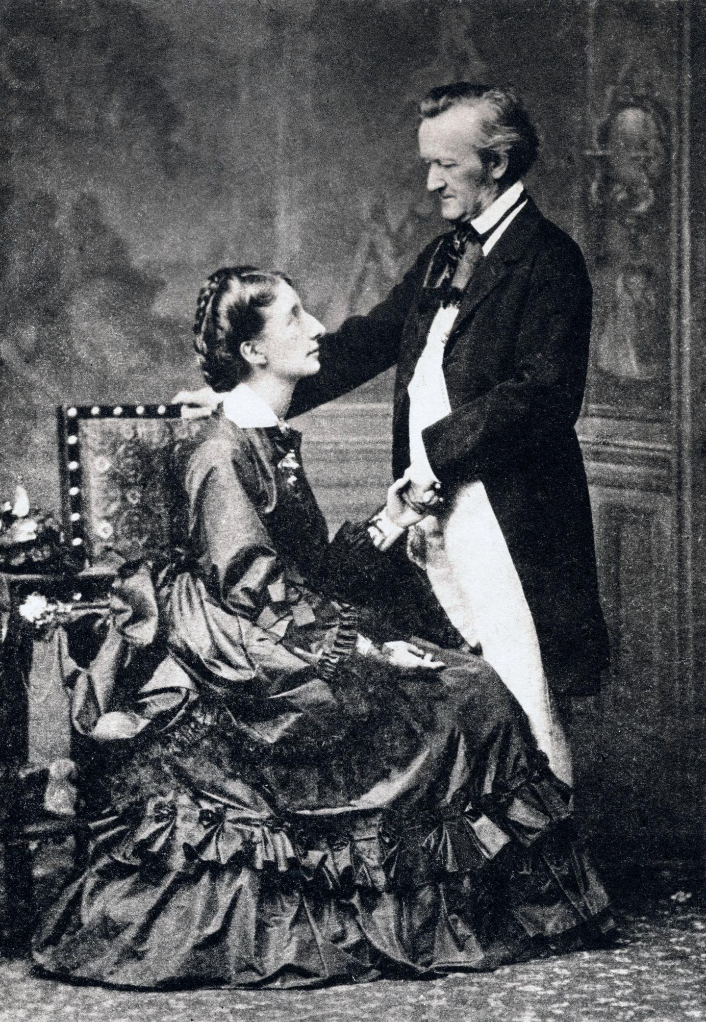 Ein Bild von Cosima und Richard Wagner aus dem späten 19. Jahrhundert