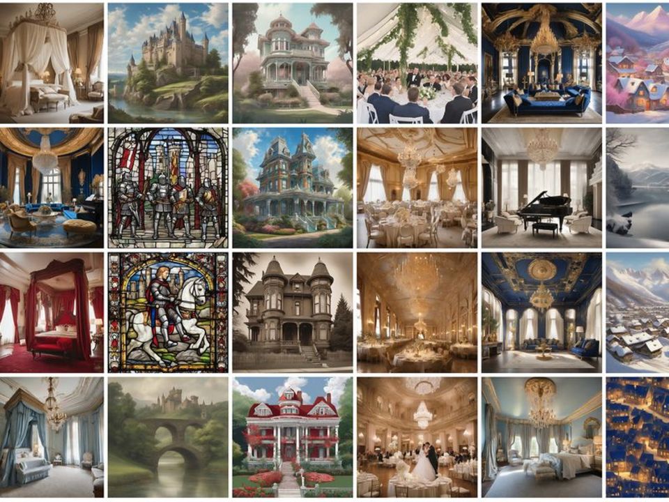 Die KI generierte im Experiment früher oder später ähnliche Motive. Foto: -/Hintze et al./Patterns/dpa