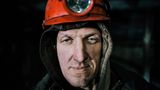 Alexander Yatsunenko unter Tage in einer Kohlmine