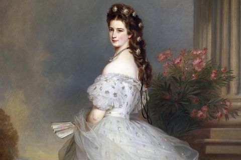 Ein Porträt der Kaiserin Elisabeth, gemalt 1865 von Franz Xaver Winterhalter