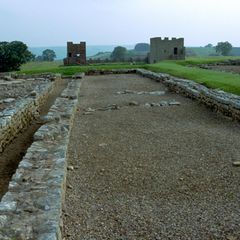 Überreste des Römerkastells Vindolanda in Nordengland