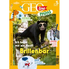GEOlino Mini 01/2026: Brillenbär