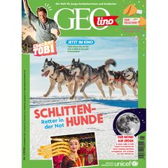 Cover GEOlino 01/2026: Schlittenhunde