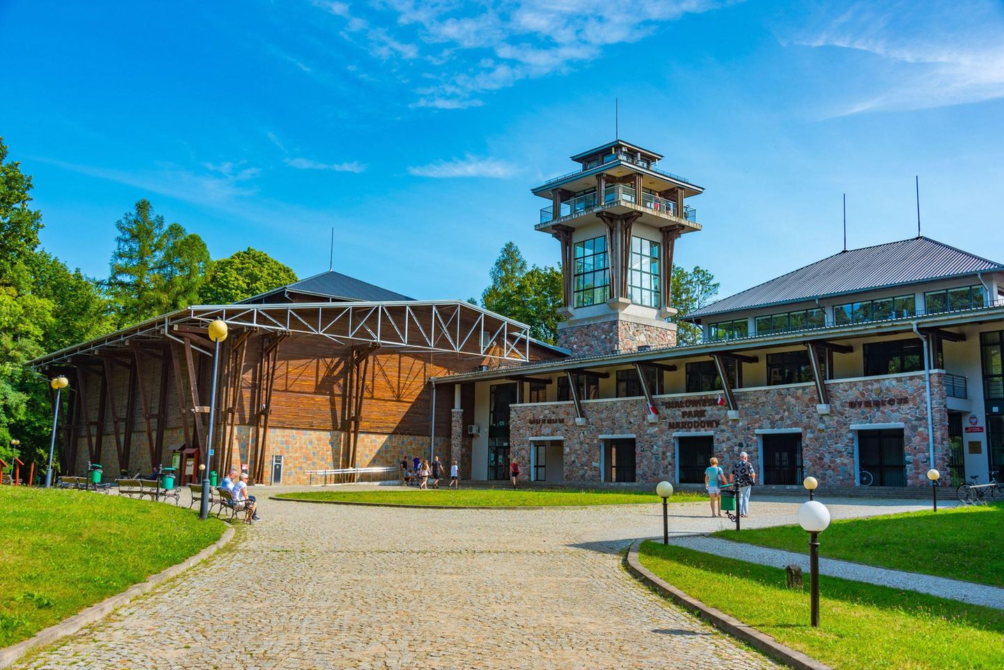 Das Gebäude der Nationalparkverwaltung mit Museum
