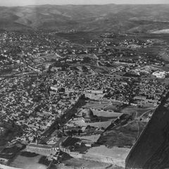 Luftbild von Jerusalem mit Tempelberg