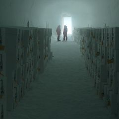 Archiv-Kammer in der Antarktis des Projektes Ice Memory