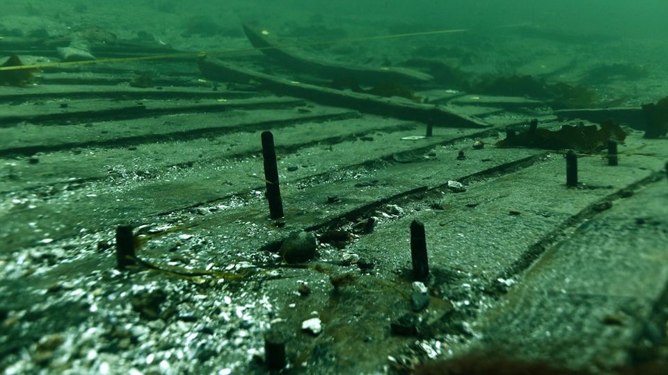 Das Wrack der "Svælget 2" am Meeresgrund