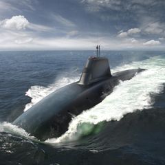 So könnten Großbritanniens Atom-U-Boote bald aussehen (Abbildung computergeneriert). Die geplante Dreadnought-Klasse soll in den kommenden Jahren die bisherigen Unterseeboote der Vanguard-Klasse ablösen