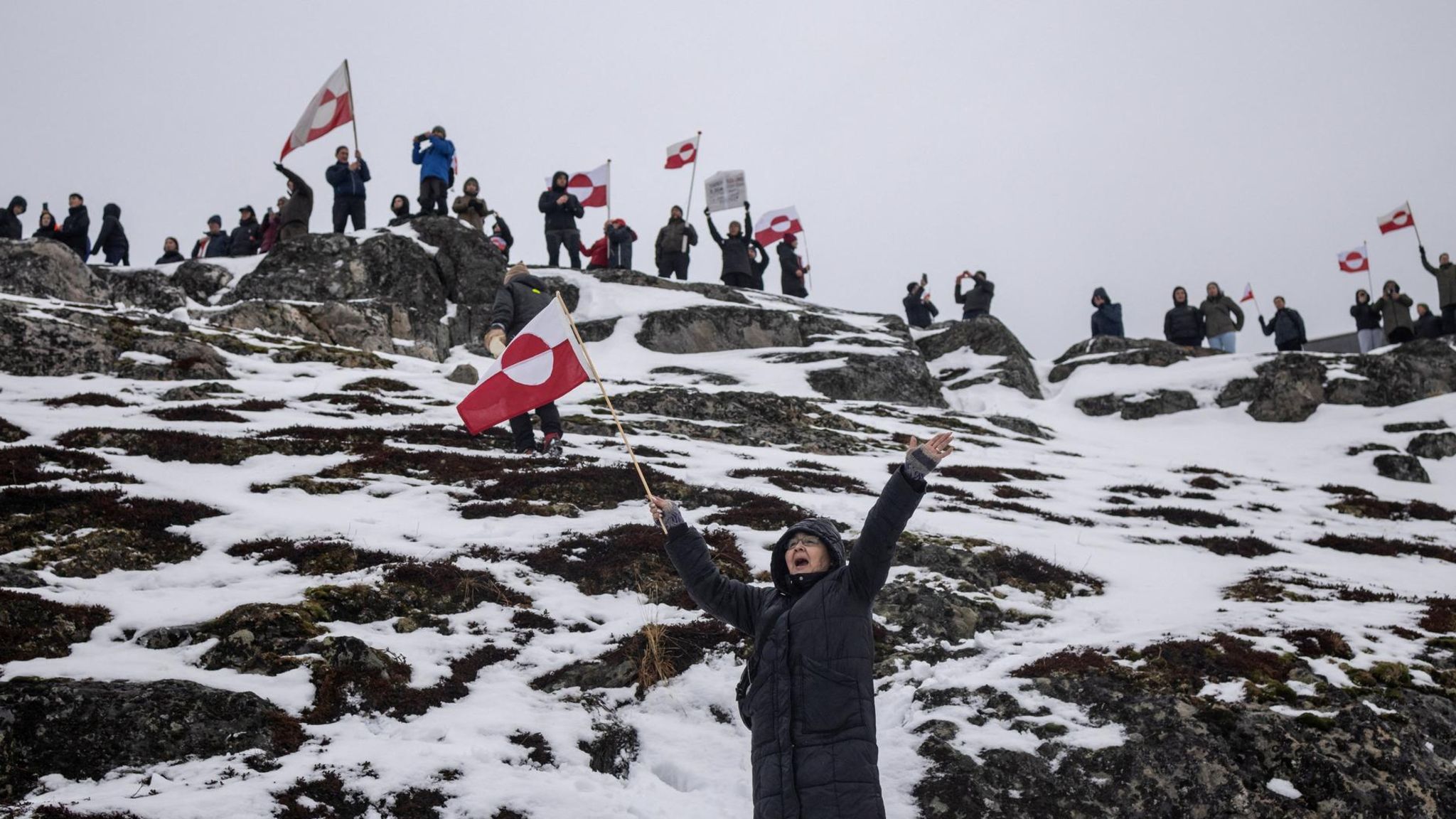 Proteste gegen die gefürchtete Annexion Grönlands durch die USA
