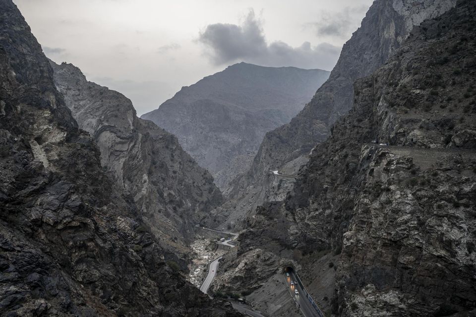 Ein Gebirge nahe der Hauptstadt Afghanistans Kabul