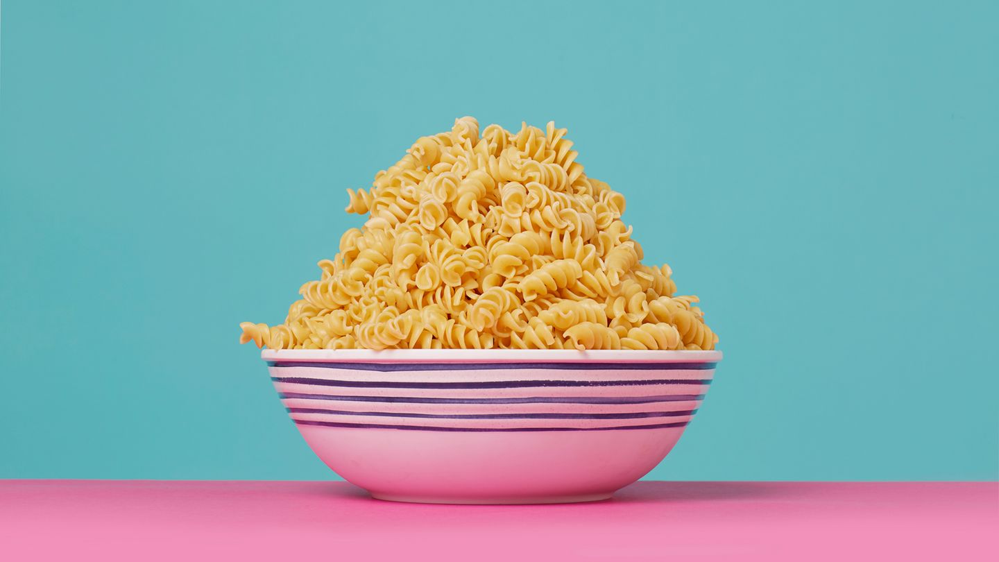 Schüssel mit Fusilli