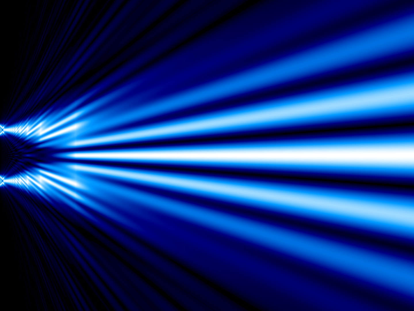 Zwei Lichtquellen die sich überlagern