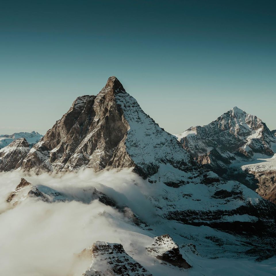 Das Matterhornin den Schweizer Alpen