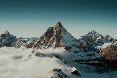Das Matterhornin den Schweizer Alpen