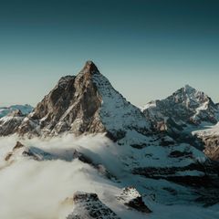 Das Matterhornin den Schweizer Alpen