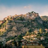 Blick auf Castelmola