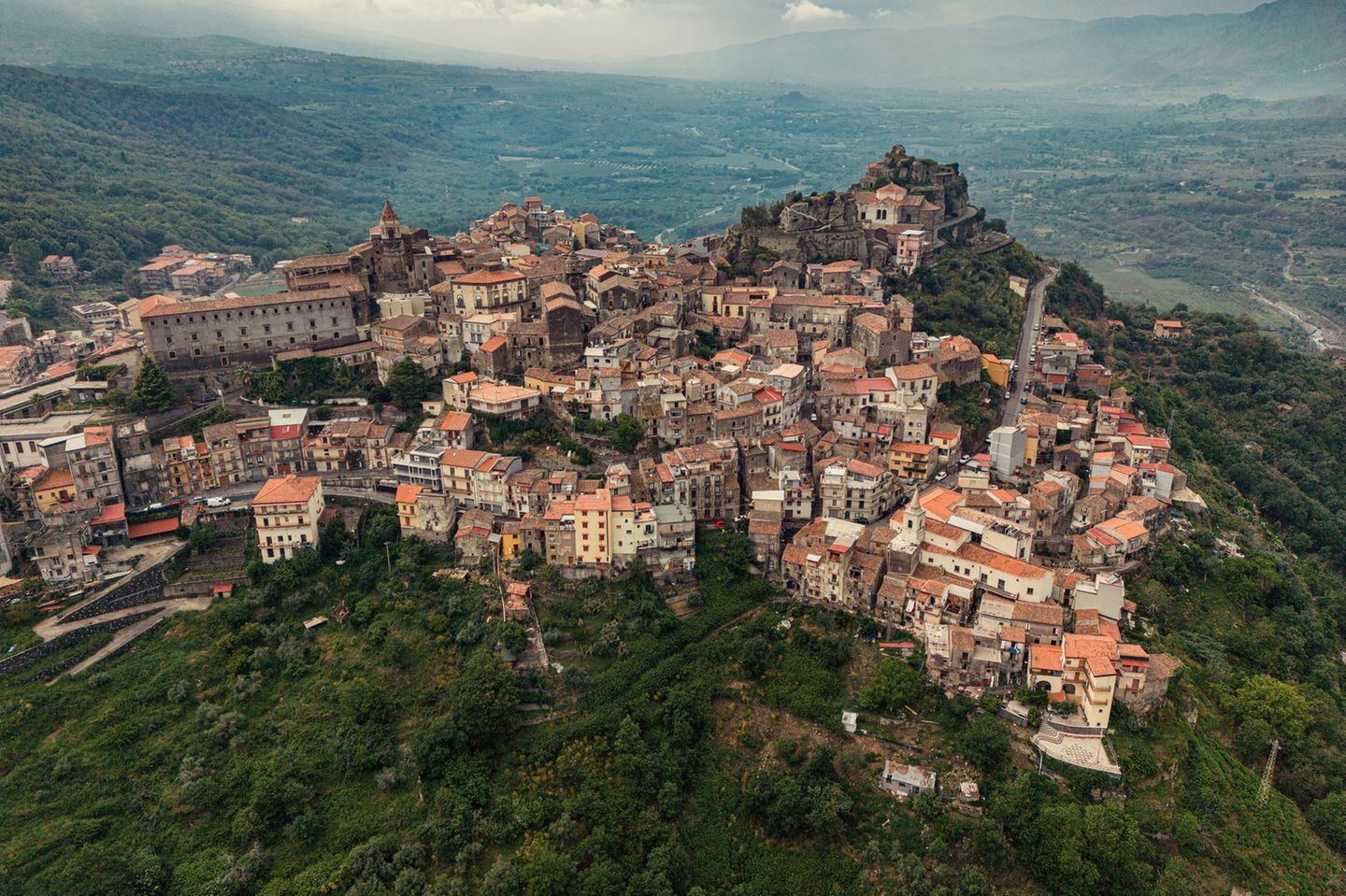 Castiglione di Sicilia, Luftbild