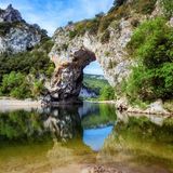 Pont d'Arc im Tal der Ardeche, Frankreich