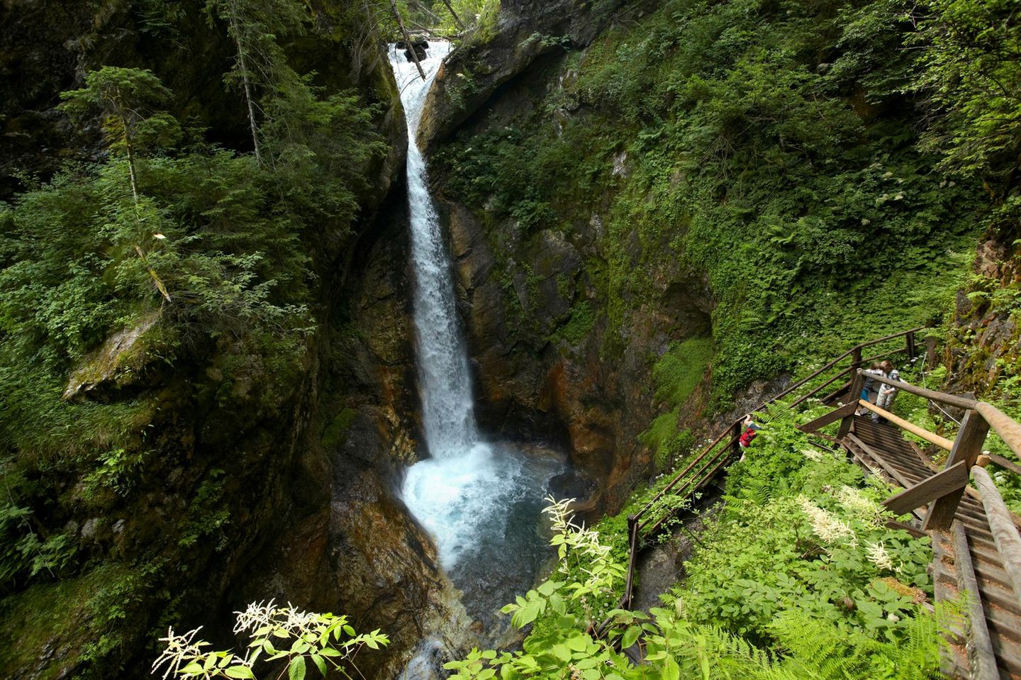 Wasserfall in der Raggaschlucht, Kärnten, Österreich