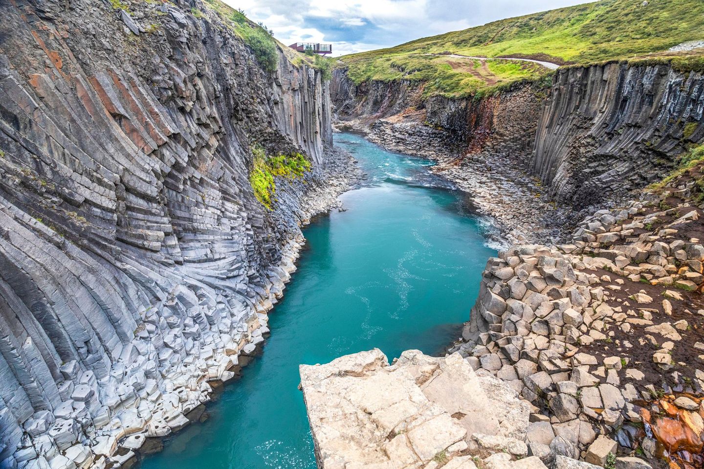 Stuðlagil Canyon auf Island
