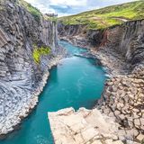 Stuðlagil Canyon auf Island