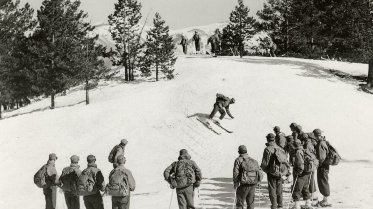 Skifahrer der ersten Stunde: Soldaten der 10. Gebirgsdivision beim Training in Ski Cooper. Foto: 10th Mountain Division Resource