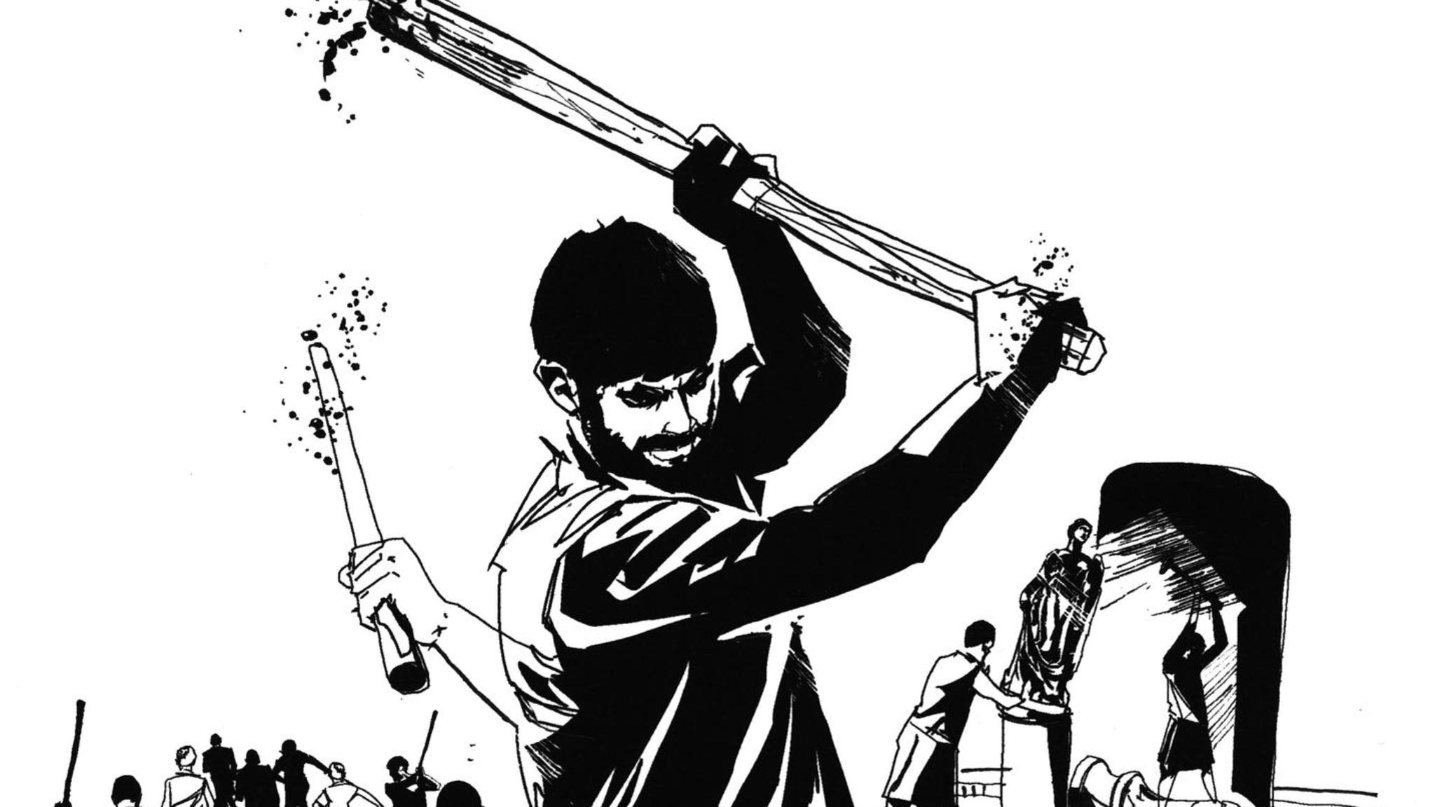 Die Circumcellionen sehen Heiden und gemäßigte Christen gleichermaßen als Feinde an. Mit Messern und Knüppeln attackieren sie Andersgläubige