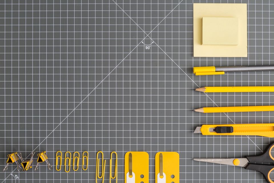 geordnete Utensilien