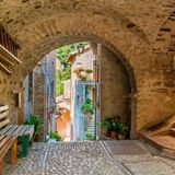 Altstadt von Scheggino in Umbrien