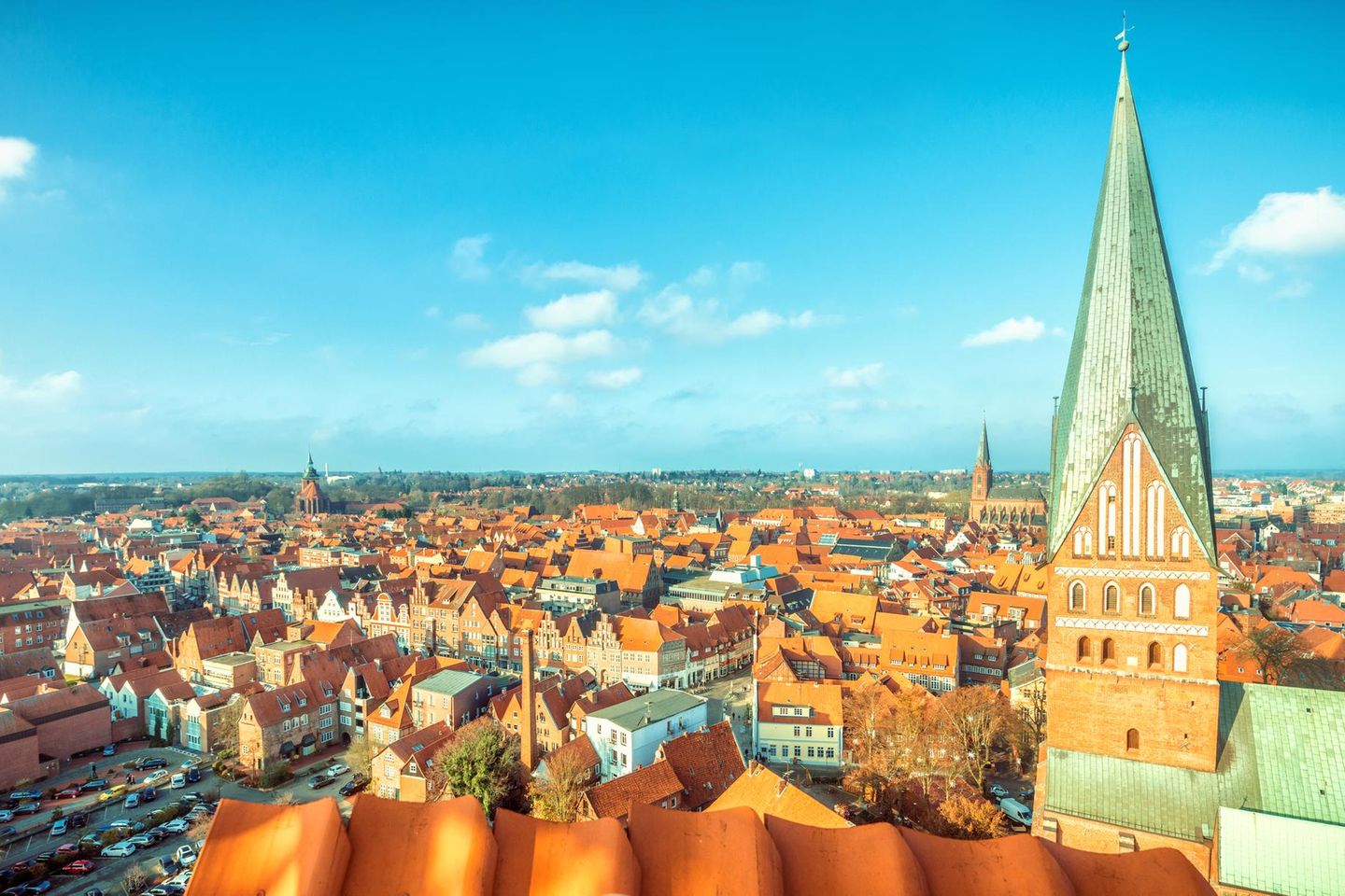 Luftaufnahme von Lüneburg