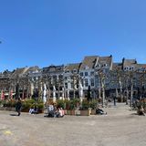 Blick in die belebte Innenstadt Von Maastricht