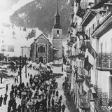 Eröffnungsparade der Spiele in Chamonix 1924