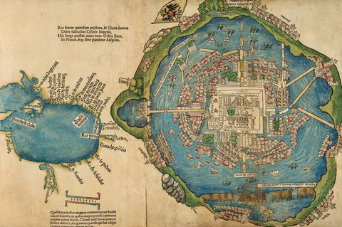 Die Nürnberger Karte Tenochtitlans von Friedrich Peypus