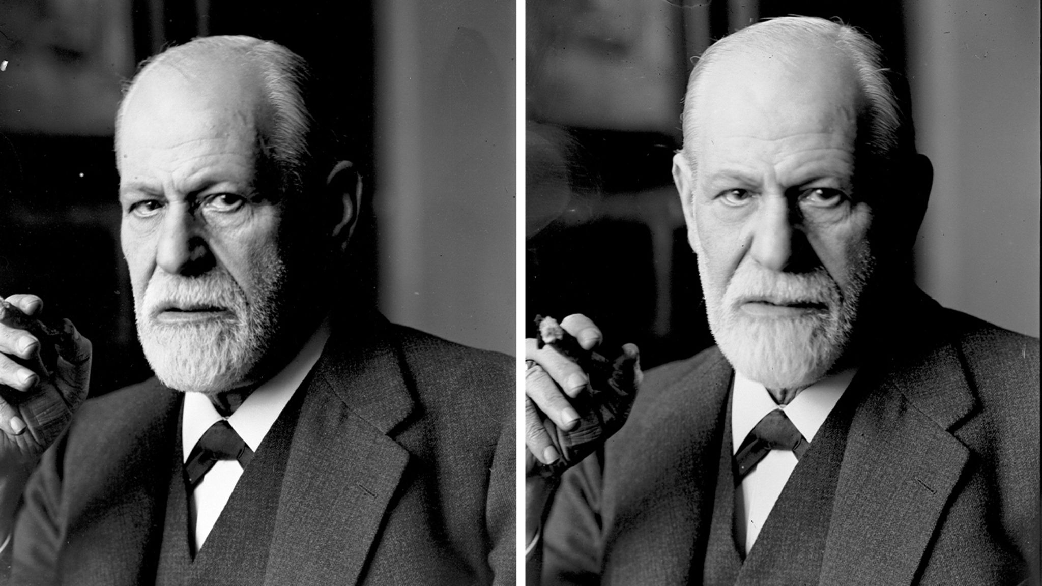 Doppelporträt von Sigmund Freud