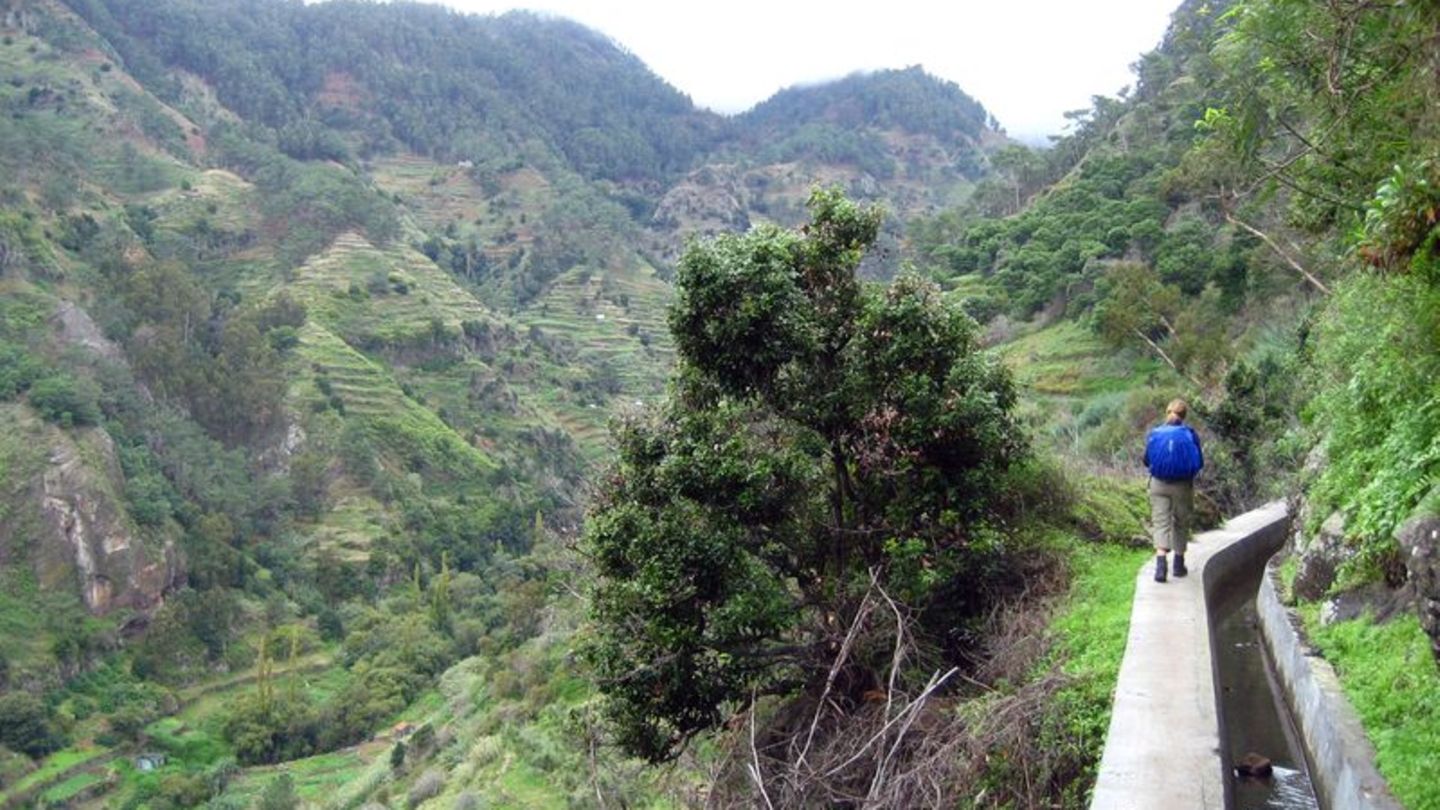 Traumkulisse mit Timeslot: Für viele Wanderstrecken auf Madeira ist eine Online-Reservierung Pflicht. Foto: Martin Oversohl/dpa-