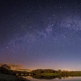 Der Sternenhimmel über Wimbleball Lake