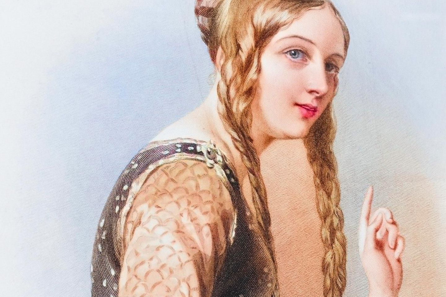 Eleonore von Aquitanien, Porträt aus dem 19. Jahrhundert