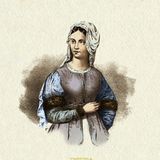 Ein Porträt der Gelehrten Trota aus dem Jahrhundert