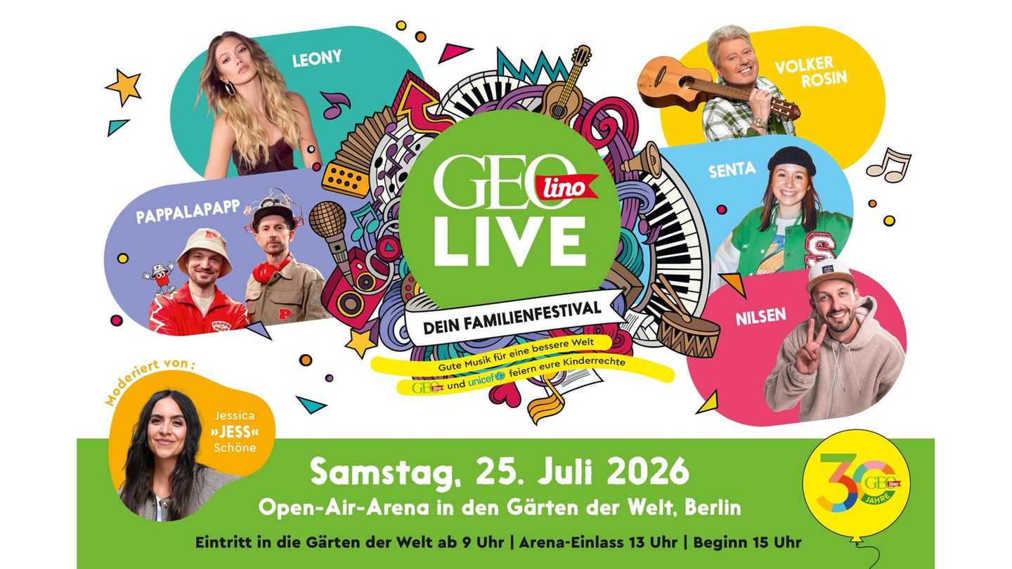 GEOlino LIVE Open Air: GEOlino LIVE feiert in diesem Jahr gleich doppelt!