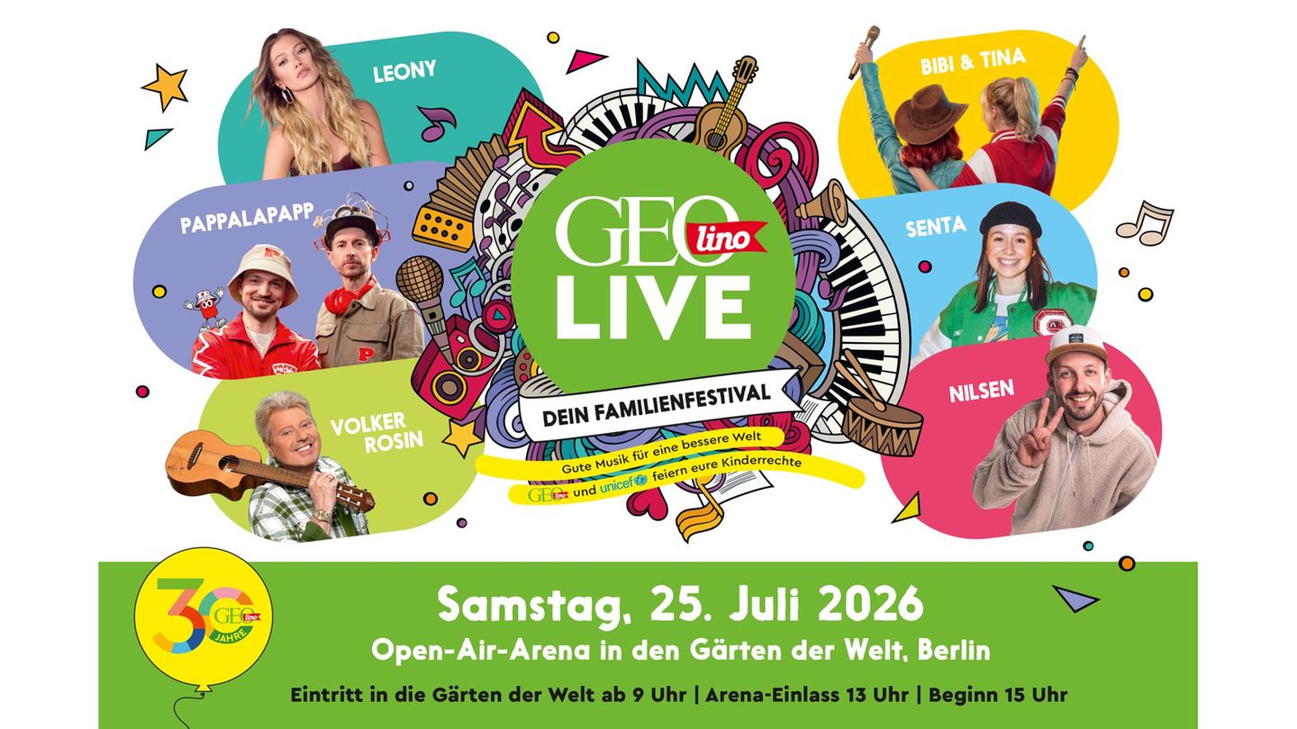 GEOlino LIVE Open Air: GEOlino LIVE feiert in diesem Jahr gleich doppelt!