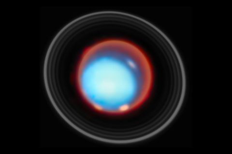 Uranus mit Atmosphäre