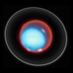 Uranus mit Atmosphäre
