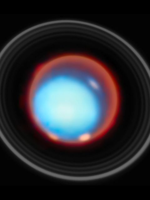 Uranus mit Atmosphäre