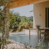 Terrasse und Stühle, Corte Pravecchio