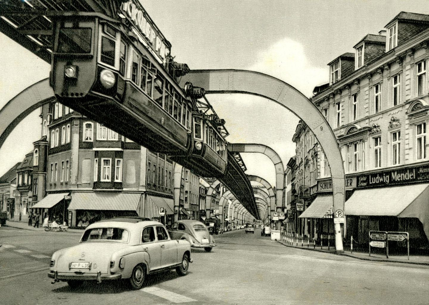 Wuppertaler Schwebebahn 1964